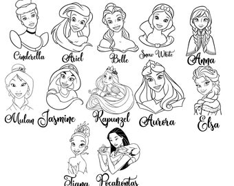 Free Free 128 Disney Princess Face Svg SVG PNG EPS DXF File