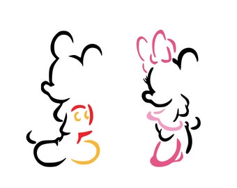 Download Mickey Silhouette Etsy