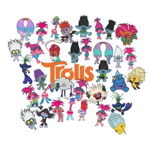 Download Trolls Birthday Svg Etsy