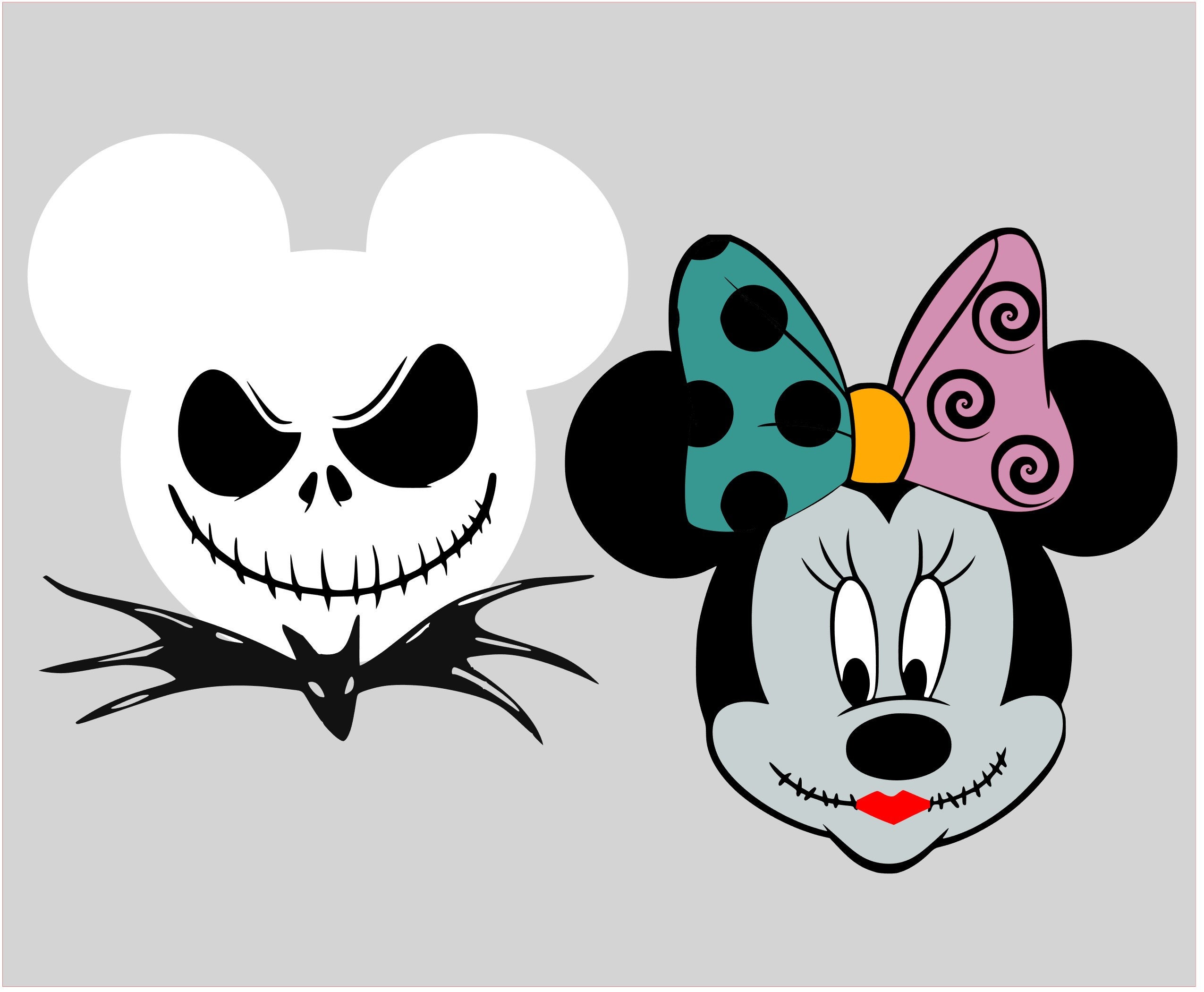 Nightmare before christmas, mickey head svg, mickey svg, minnie head …