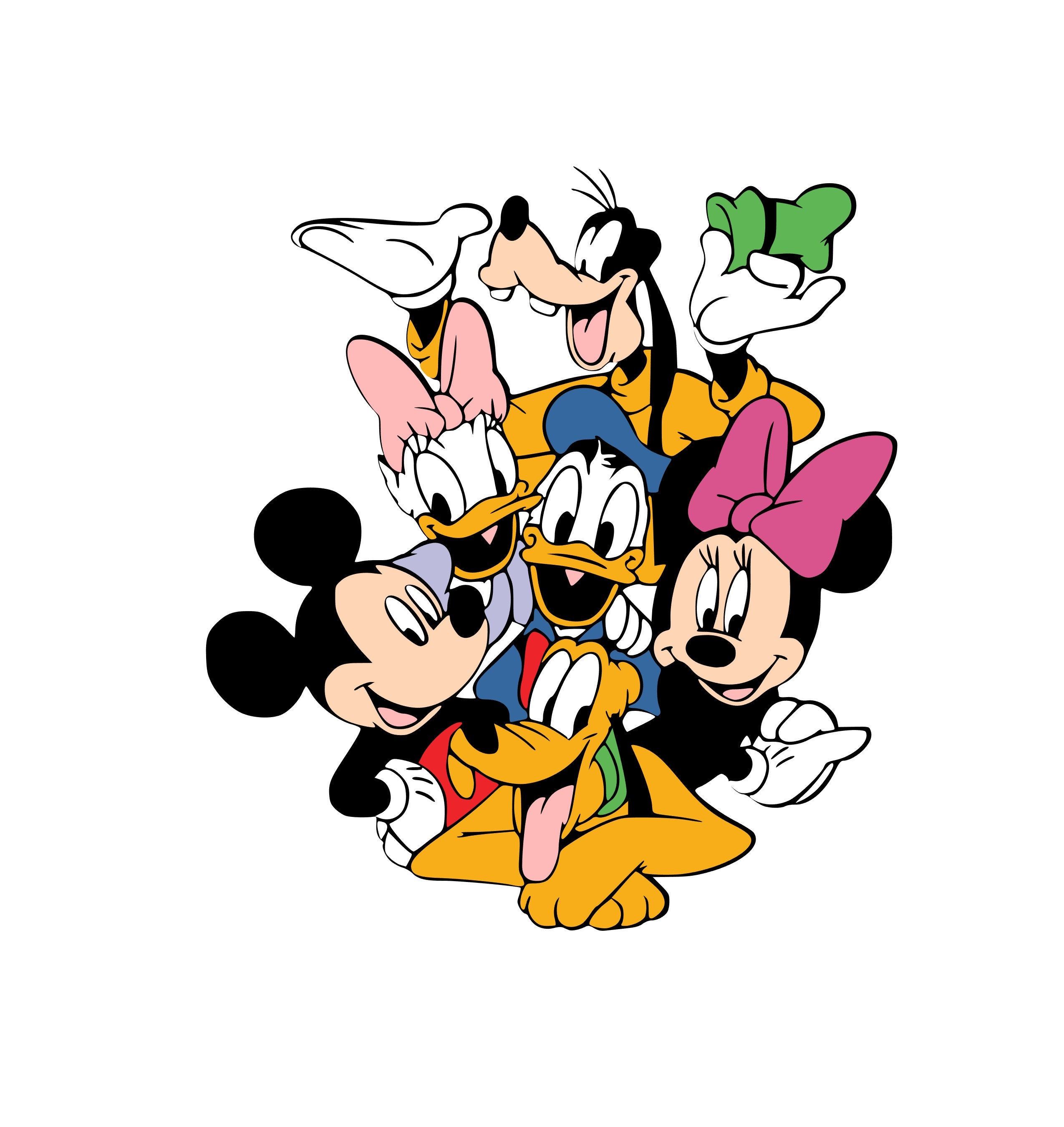 Mickey and friends svg mickey mouse svg minnie svg goofy | Etsy