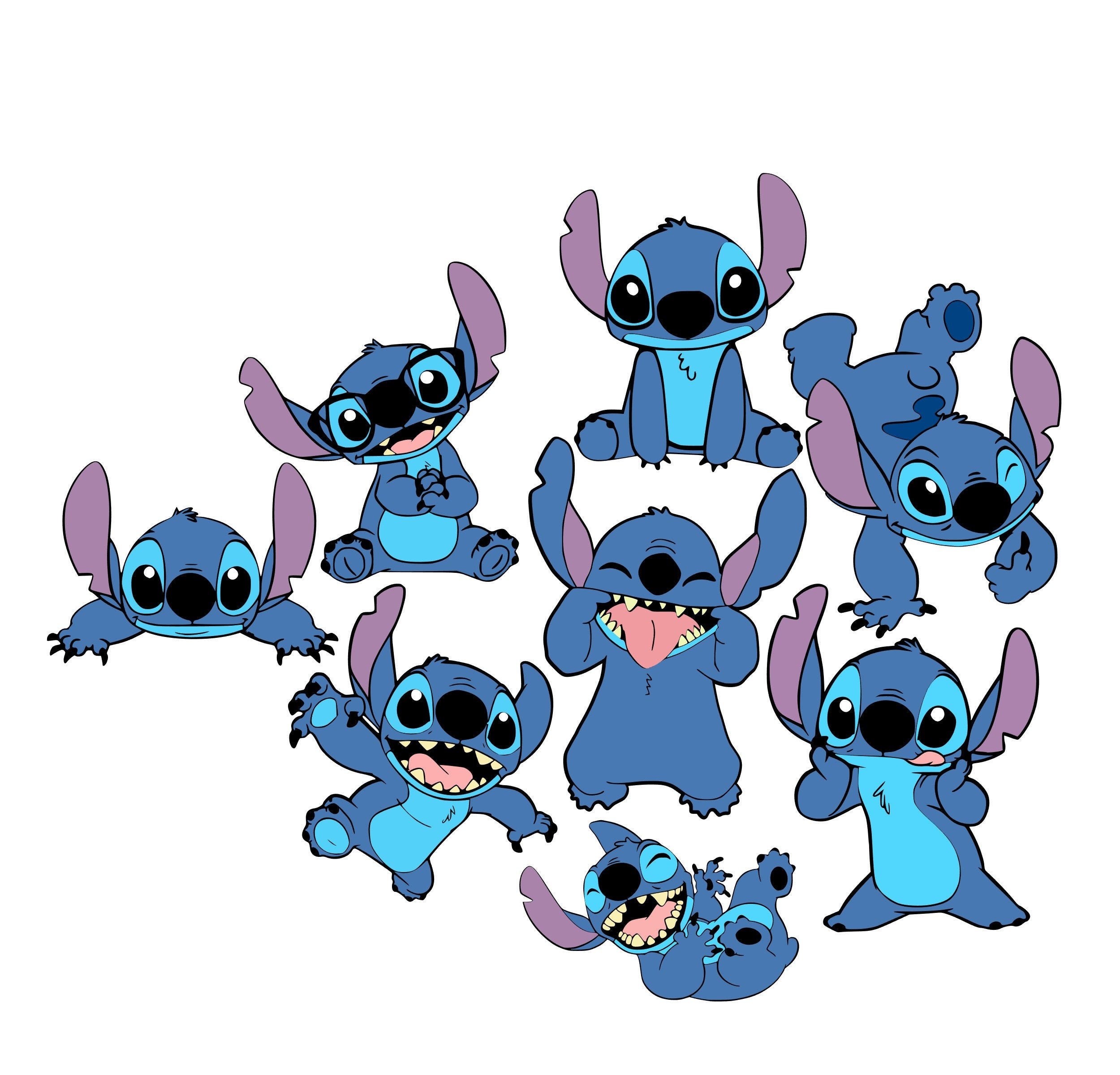 Stitch Stickers SVG