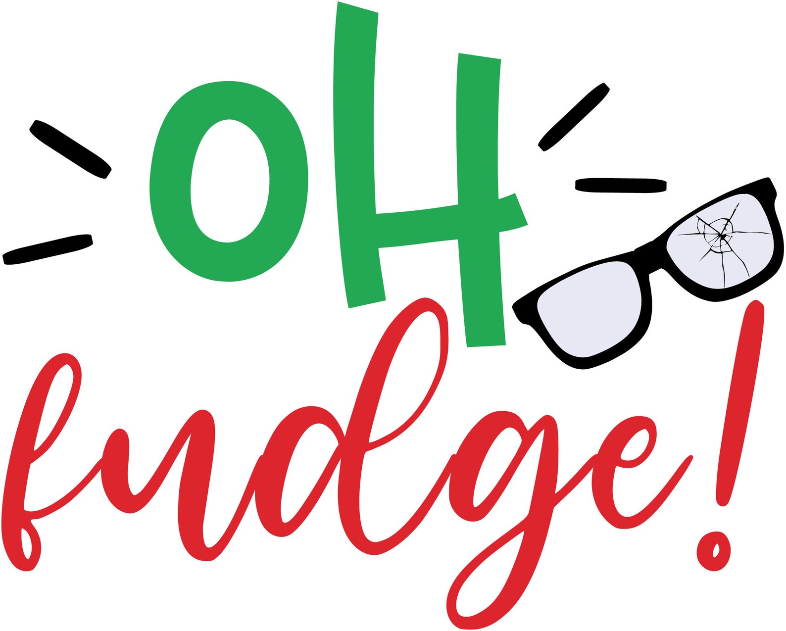Oh Fudge Svg Oh Fudge Cut File Christmas Svg Merry  Etsy
