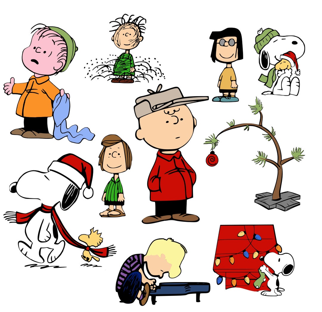 Charlie Brown Christmas Svg Peanuts Svg Peanuts Svg Files - Etsy