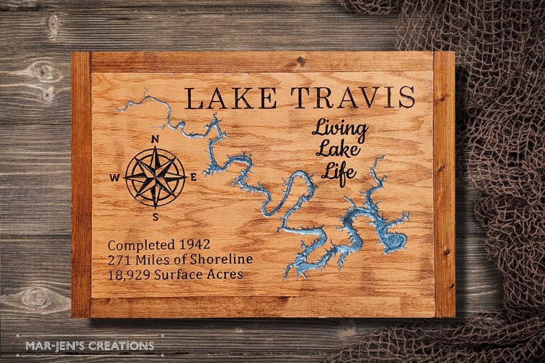 Lake Travis Wall Art Etsy