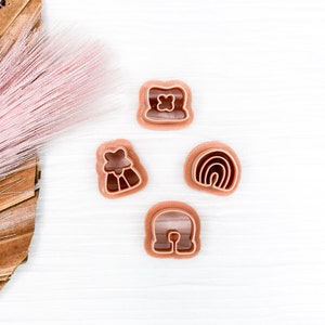 Set of 4 St Patrick&#39;s Day Clay Cutters*St Patrick&#39;s Day Clay CutterPolymer Clay Cutters*Clay Earrings*St Patrick&#39;s Day Earrings*Clay Cutters