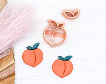 Peach Butt Heart Shape Polymer Clay Cutters Set – RoseauxClayCo