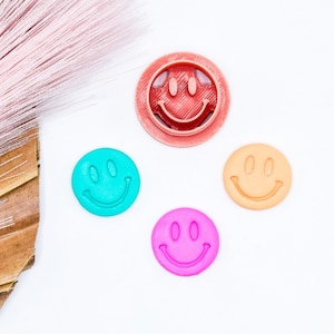 Smiley Face Clay Cutters*Clay Cutter*Clay Cutter*Clay Tools*Polymer Clay Cutters*Polymer Clay*Smiley Face