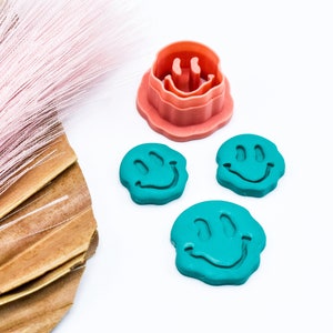 Crazy Smiley Face Clay Cutters*Smiley Face Clay Cutter*Clay Cutter*Clay Tools*Polymer Clay Cutters*Polymer Clay*