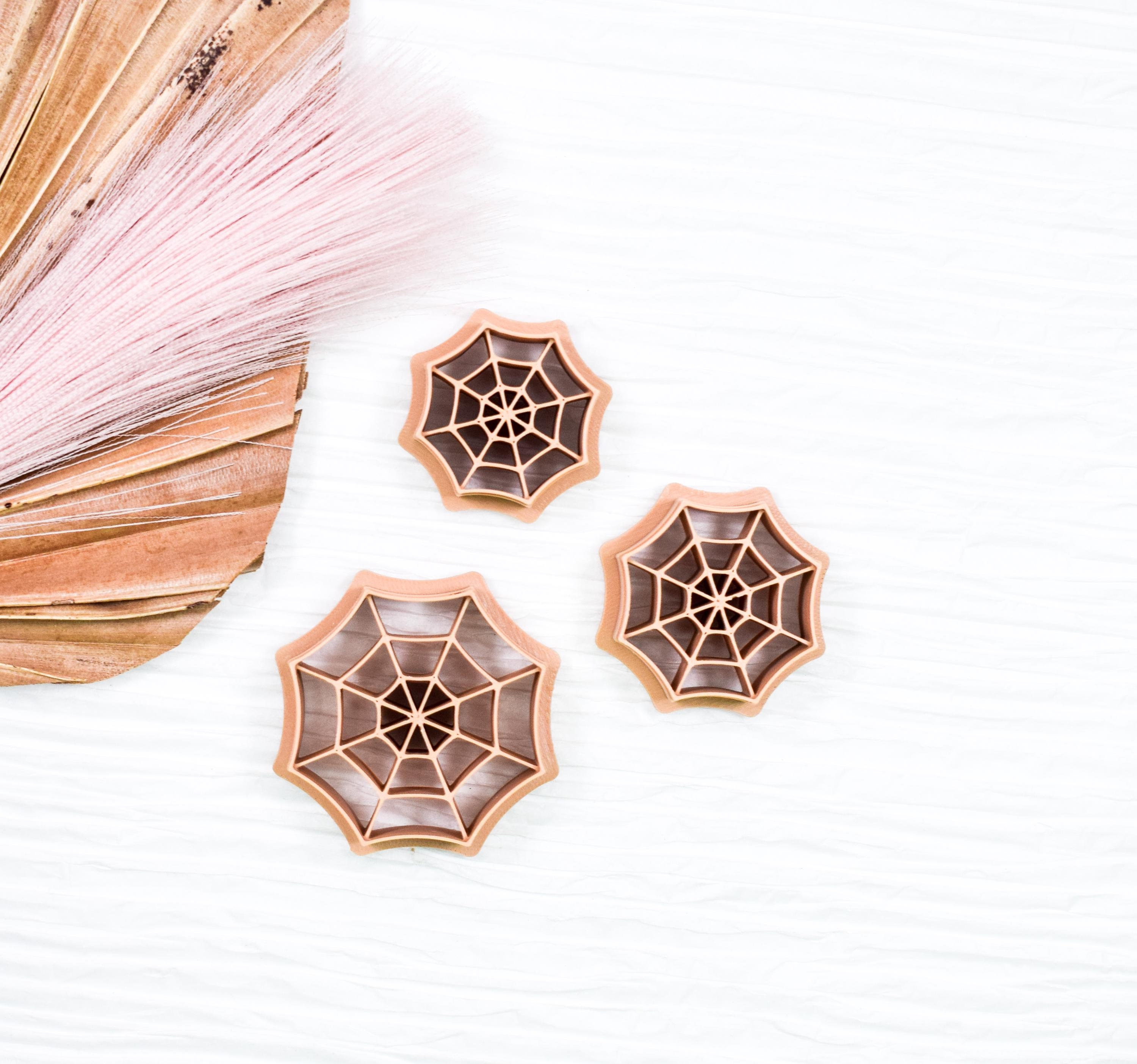 Spider Web Polymer Clay Cutter*Spider Web Clay Cutter*Spider Web Earrings*Halloween Clay Cutters*Halloween Earrings*Clay Tools*Polymer Clay