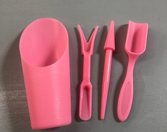Suculento kit de maceta 4 piezas - kit de inicio suculento - kit de herramientas suculentas - herramienta de jardín - herramientas de mano - mini trasplante