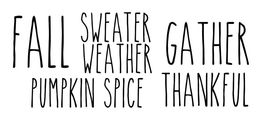 Decals Vinyl Decals Fall Decal Fall Decor Thanksgiving Etsy