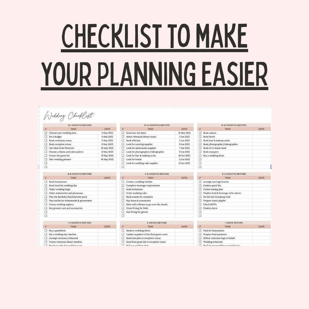 Wedding Planning Spreadsheet Google Sheets Wedding Template Wedding