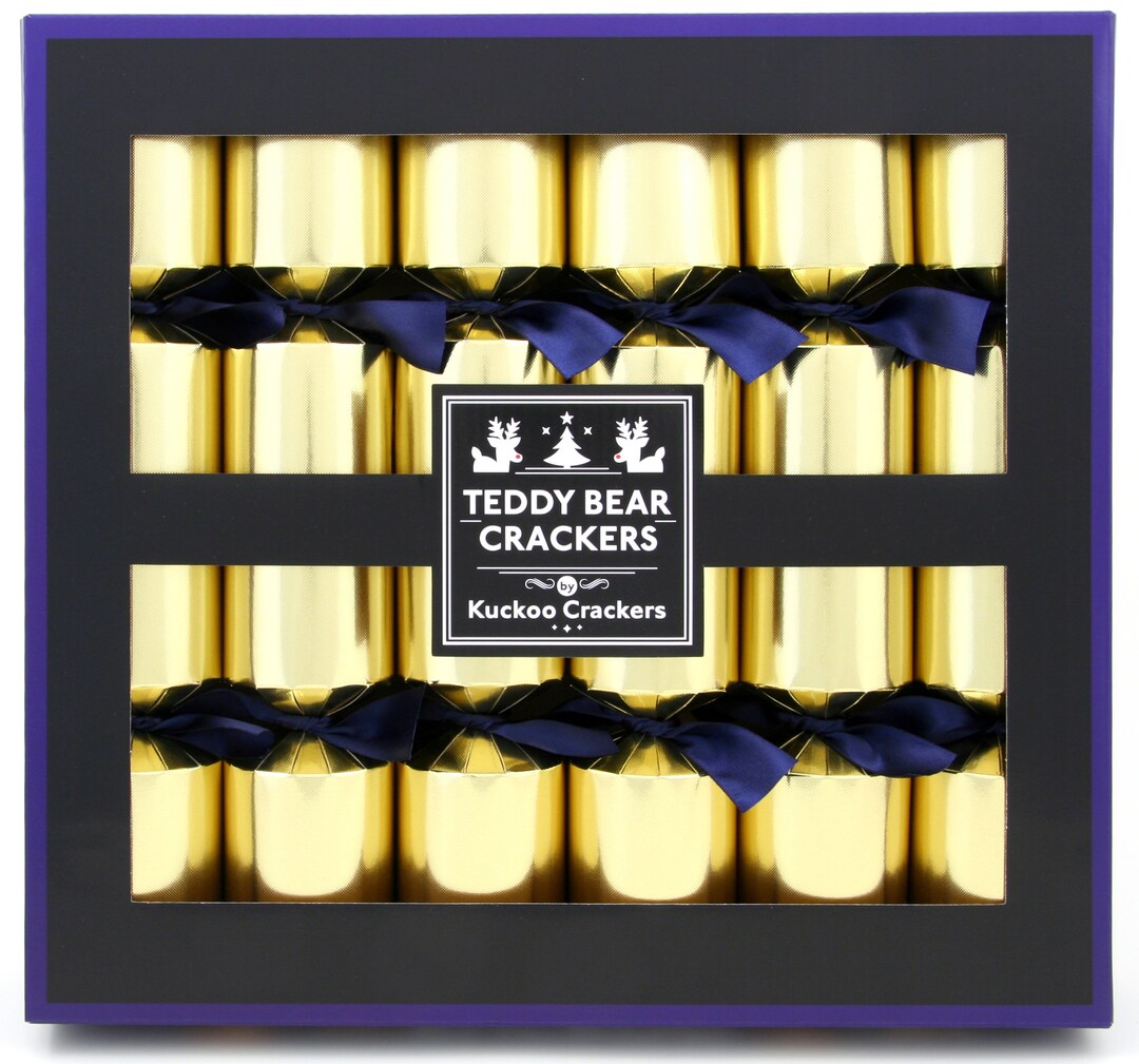 Kuckoo Crackers 6 X 13inch Teddy Bears With Scarfs and Etsy