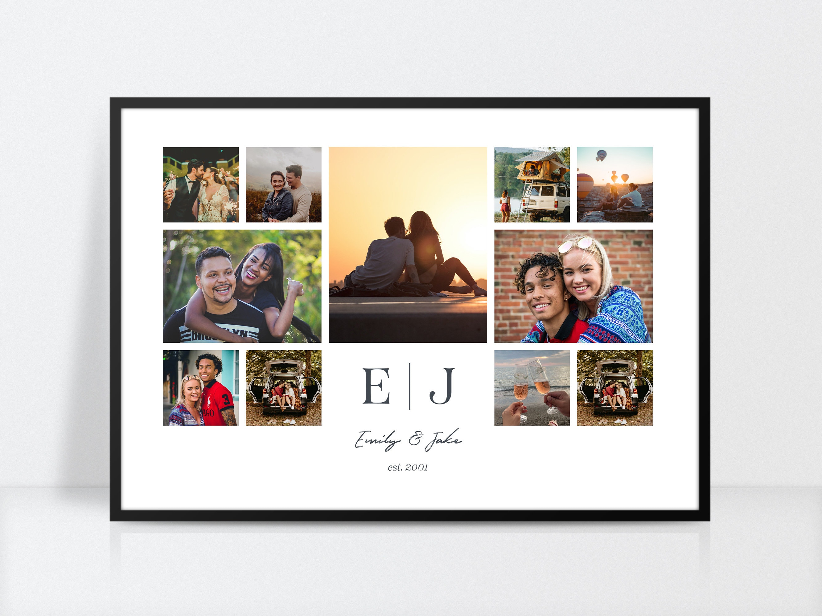 Customized Couple Photo Frames Collage Gift - Co
