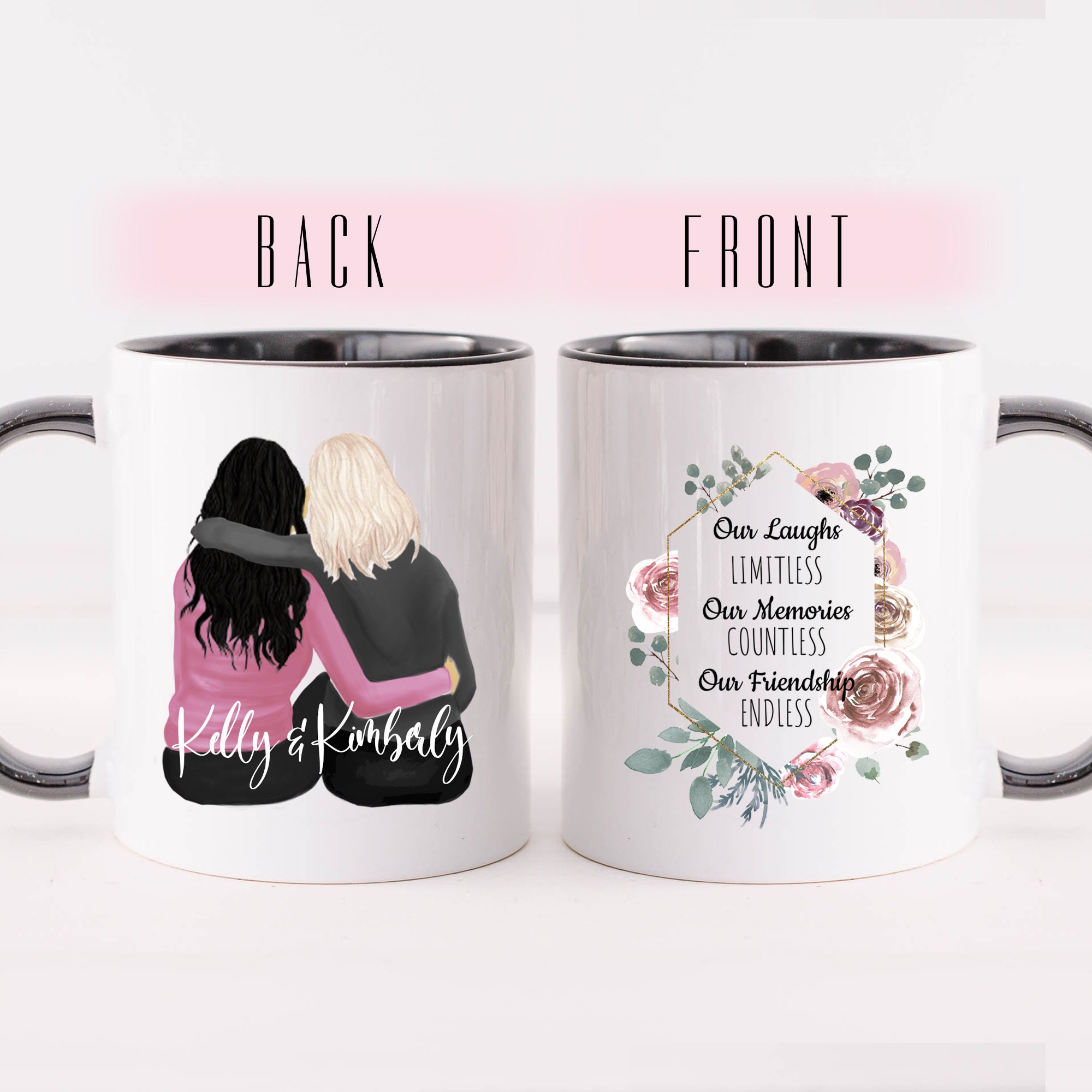 personalized best friend travel mugs