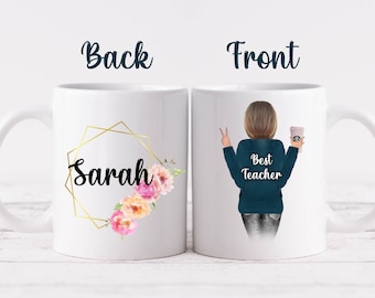 Best Teacher coffee mug Becomes a Teacher Mug Teacher birthday gift Custom teacher mug Gift for teacher Future teacher mug Teacher mug