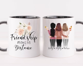 Best Friend Mug - Personalized Friend Mug - BFF Mug - Bestie Mug - Mug For Friend - Friendship Mug - Soul Sisters Mug- Always besties mug