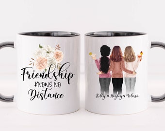 Best Friend Mug - Personalized Friend Mug - BFF Mug - Bestie Mug - Mug For Friend - Friendship Mug - Soul Sisters Mug- Always besties mug