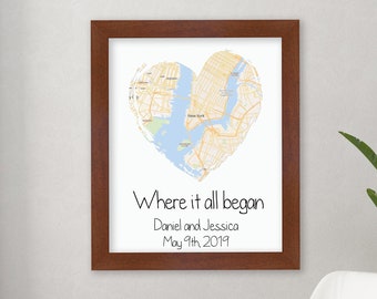Valentines gift for him, valentines gift for men, valentines gift for husband, valentines gift for boyfriend, personalized map gift for him