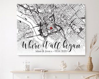 Personalised Map Presents. VALENTINES DAY GIFT for Wife. Valentines Day  Gift for Husband. Valentines for Him. Valentines for Her. Map Gifts. 