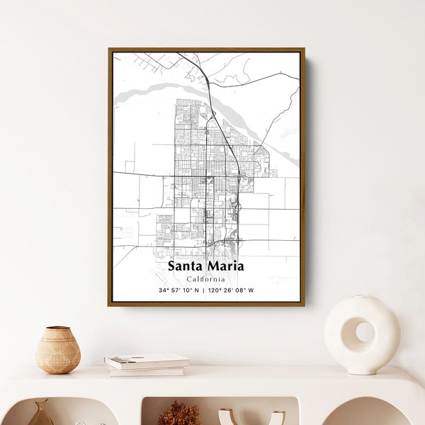 Street Map of Santa Maria Etsy - Il 600x600.4423355889 2z5u