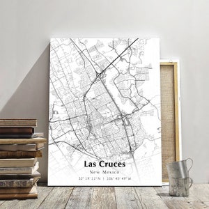 Las Cruces City Map Print, Las Cruces New Mexico Map Poster, USA City Street Map, Map of Las Cruces, Modern City Map, Las Cruces Map Print