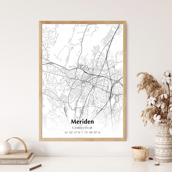 Meriden Ct Poster Etsy Australia