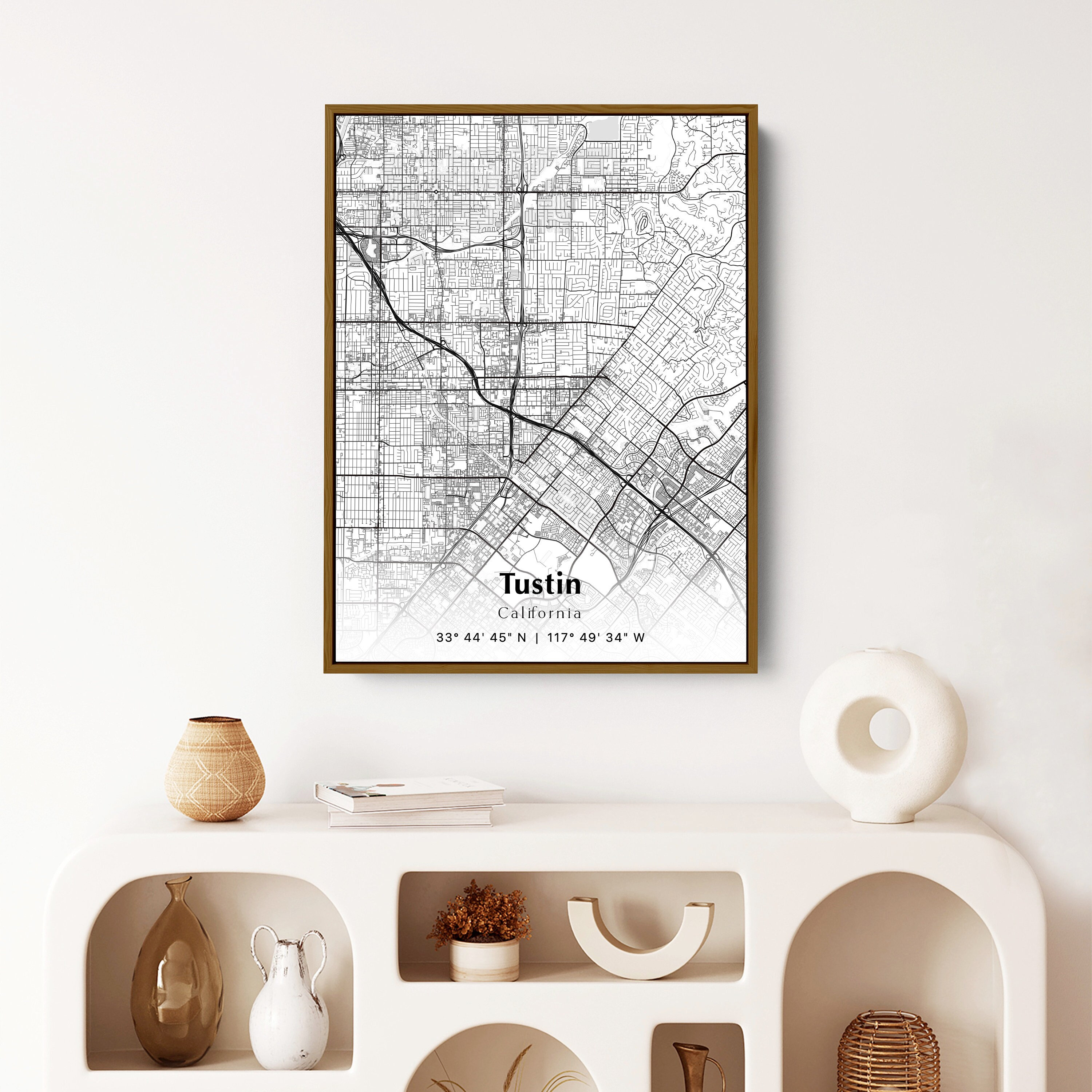 Mapa De Tustin, California
