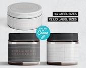 Black Wrap Around Label template / Editable product label template / Minimalist Cosmetic Label / Circular labels / Pink beauty Labels / VESI
