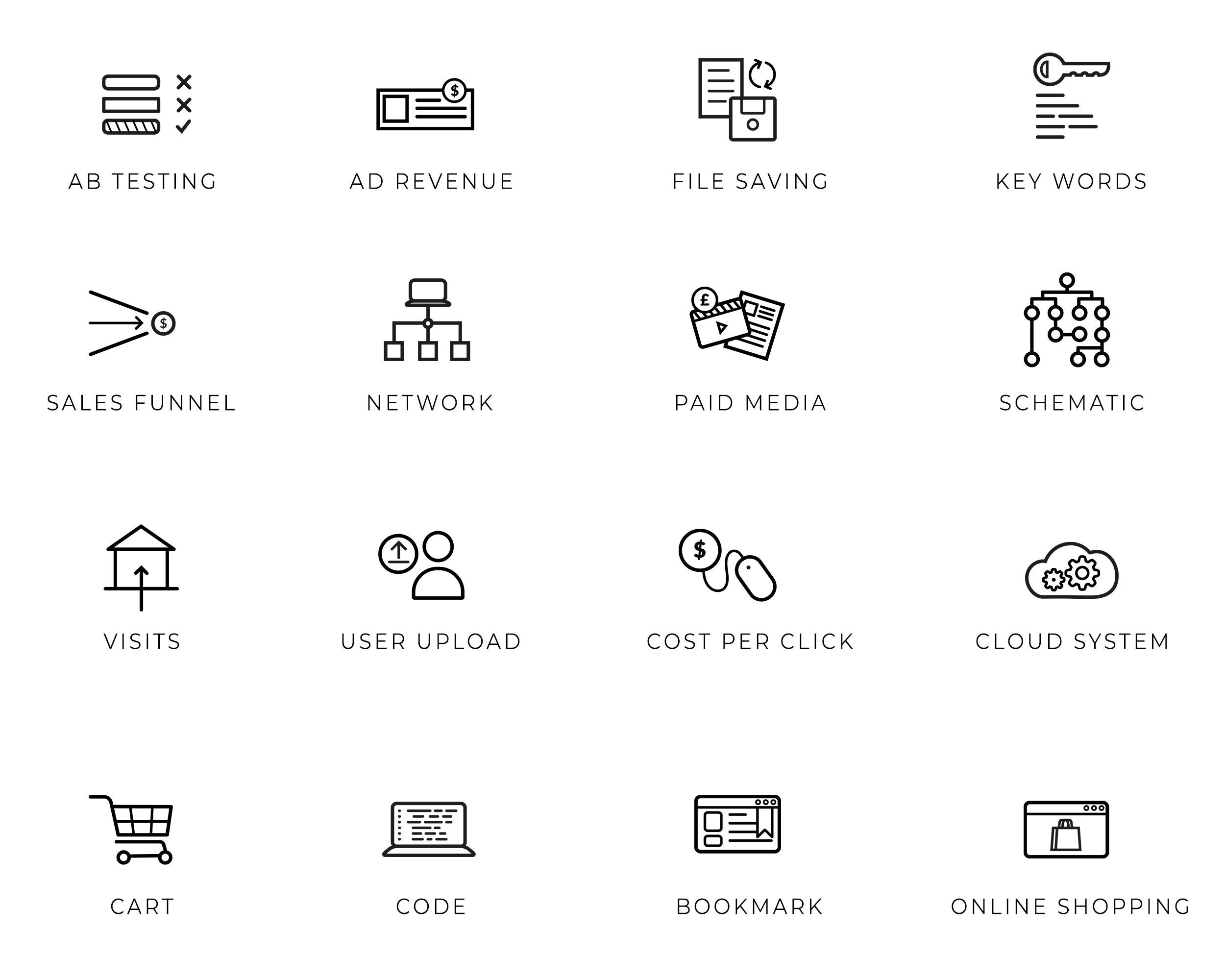 Marketing Icon Pack / 630 Digital Marketing Icons / UX Icons / Digital  Design Icon / Modern E-commerce Icons / Programming Icon Set -  Canada