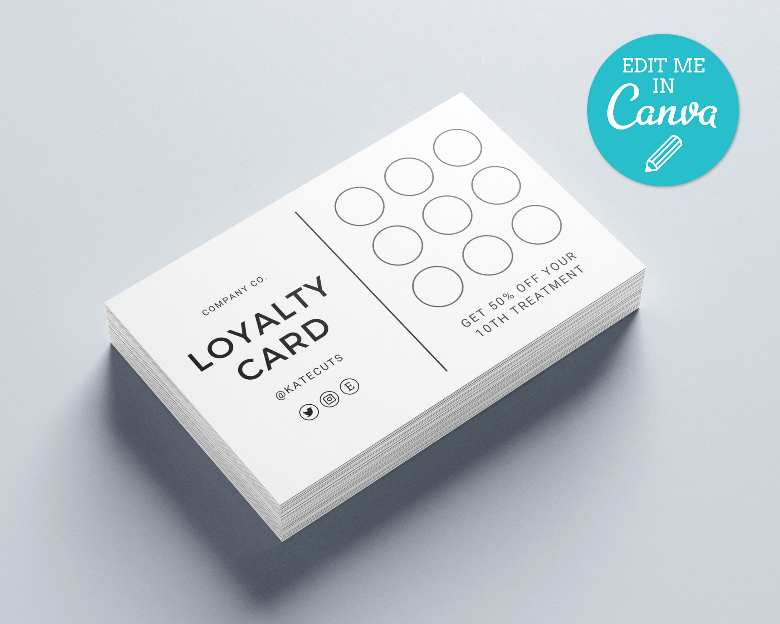 Design & Print Custom Loyalty Cards Online
