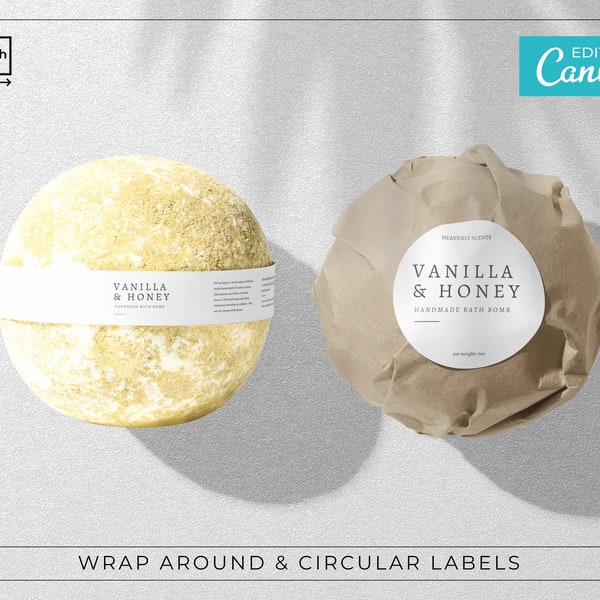 Bath Bomb Labels - Etsy