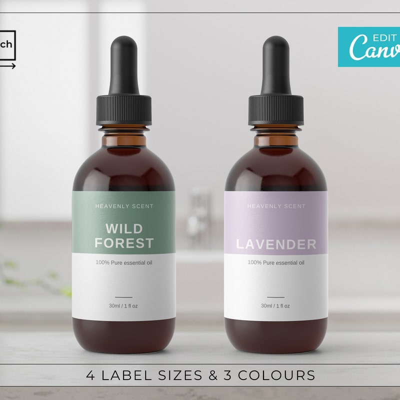 Dropper Bottle Label - Etsy