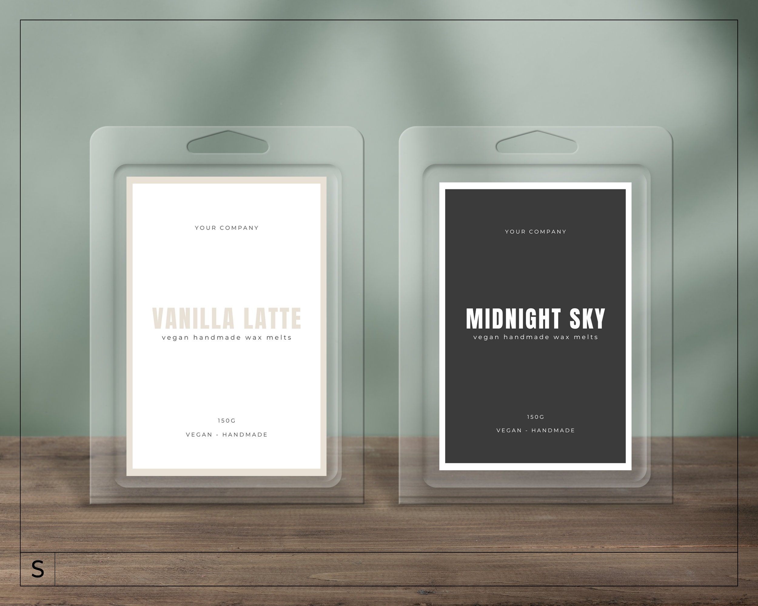 Minimalist Wax Melts Label Template / Editable Wax Melts - Etsy