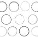 40 Doodle Borders Circles // Hand Drawn Wreaths // Doodle Wreaths ...