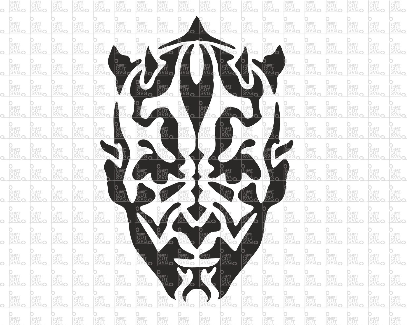 Darth Maul // Star Wars // SVG Cut File // Ready to Print Etsy Australia