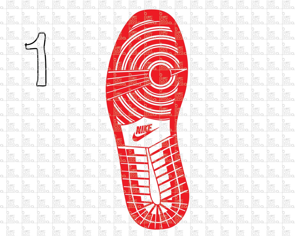 Jordan Sole // Jordan 1 Sole // Sneaker // Jpeg // Svg Cut Etsy