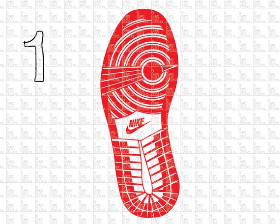 Suela Jordan // Jordan 1 suela // sneaker // jpeg // svg cut | Etsy España