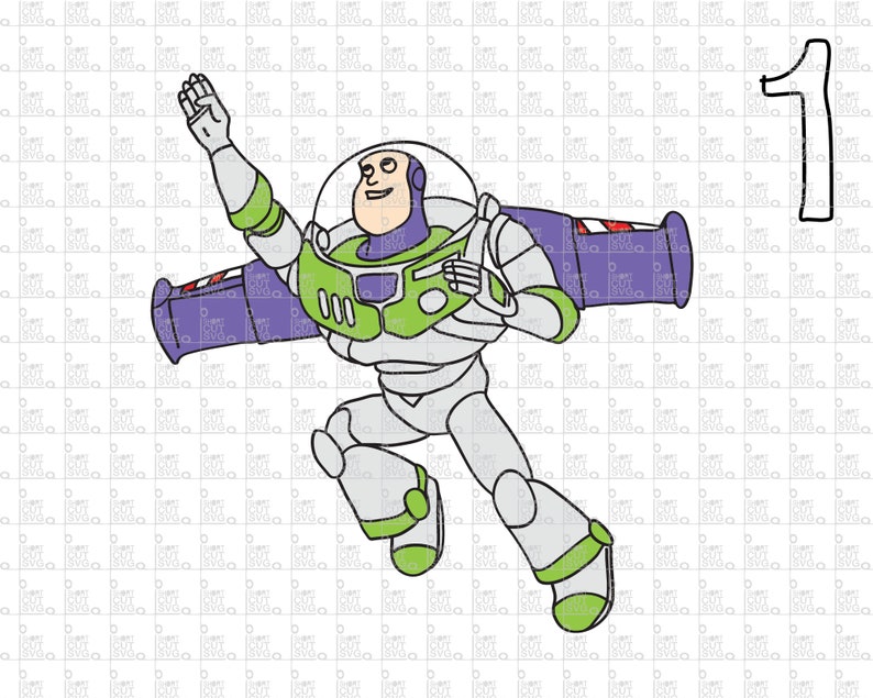 Toy Story Buzz Lightyear to Infinity and Beyond SVG Cut File | Etsy