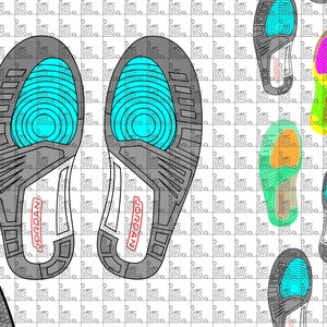 Suela Jordan // Jordan 1 suela // sneaker // jpeg // svg cut | Etsy España