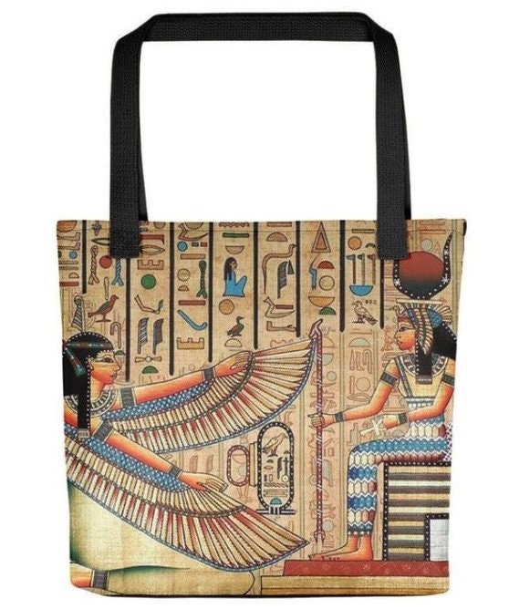 Egyptian Revival Ancient Egypt Shopper Bag Beach Bag Custom Etsy