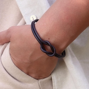 Leather Celtic Knot Bracelet | Eternal Knot Bracelet - Love Bracelet - Friendship Bracelet - Celtic Bracelet - Gift For Men Gift For Women