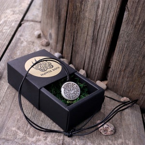 Jormungandr Rune Necklace | World Serpent Rune Pendant | Jörmungandr ...