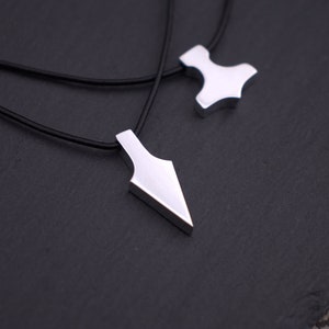 Small Odin Spear Pendant | Gungnir Necklace | Silver Viking Odin Necklace | Viking Necklace | Viking Jewelry | spear necklace nordic jewelry