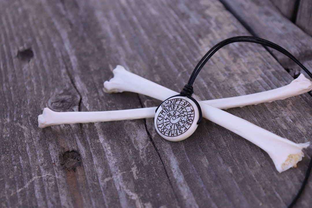 Jormungandr Rune Necklace | World Serpent Rune Pendant | Jörmungandr ...