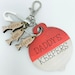 Fishing Keychain for Mom Dad Grandpa Grandma Aunt Uncle, Dads Best Catch, Daddys Keepers, Fathers Day, Mothers Day 