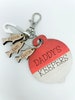Fishing Keychain for Mom Dad Grandpa Grandma Aunt Uncle, Dads Best Catch, Daddys Keepers, Fathers Day, Mothers Day 