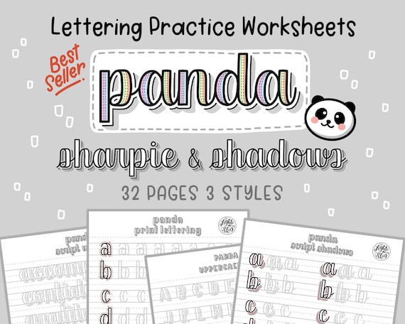 Lettering practice worksheet deals
