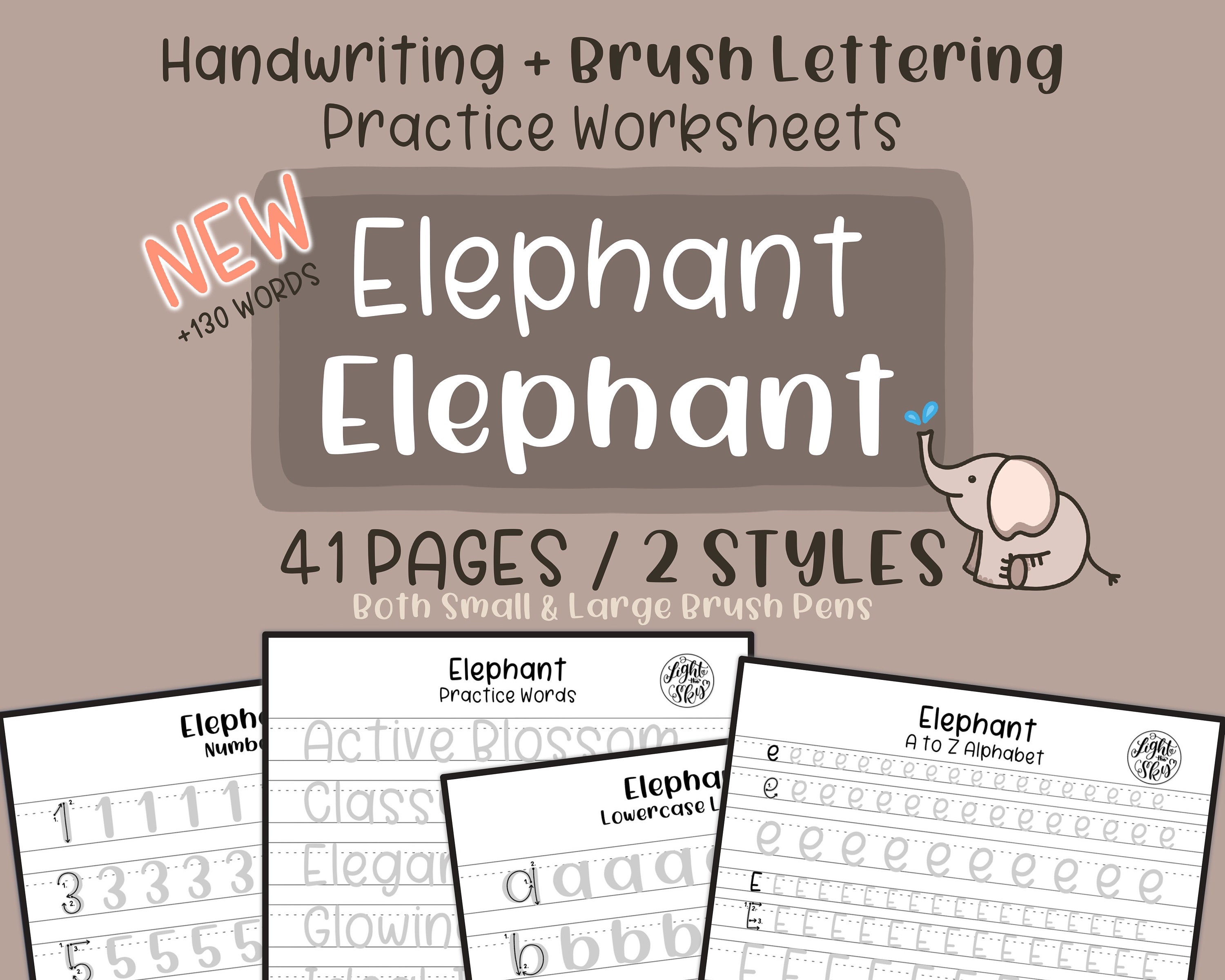 Lettering Arbeitsbuch Für Anfänger – Einfacher Leitfaden Für Handlettering & Moderne Kalligrafie, Übungsbuch